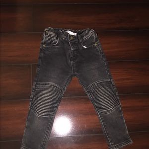 Zara Boys Biker Jeans. 18-24 mos.